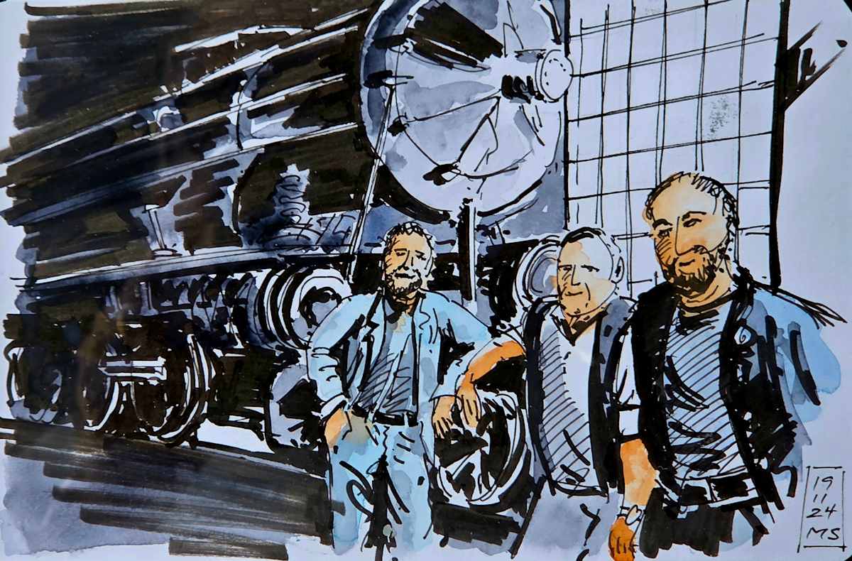 Eisenbahnprofis, 2024 by Martin Spillmann, Image 1.