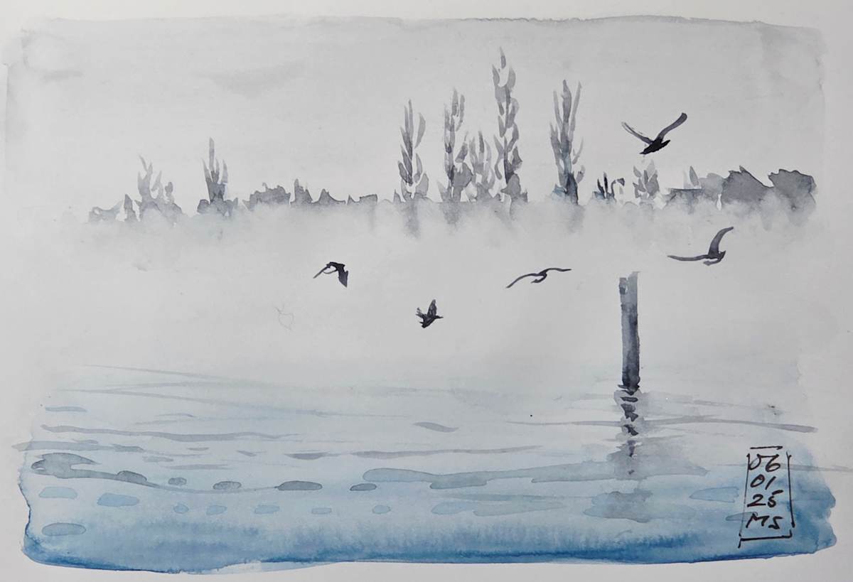 Zug Hafen im Winter by Martin Spillmann  Image: Zug Hafen im Winter 