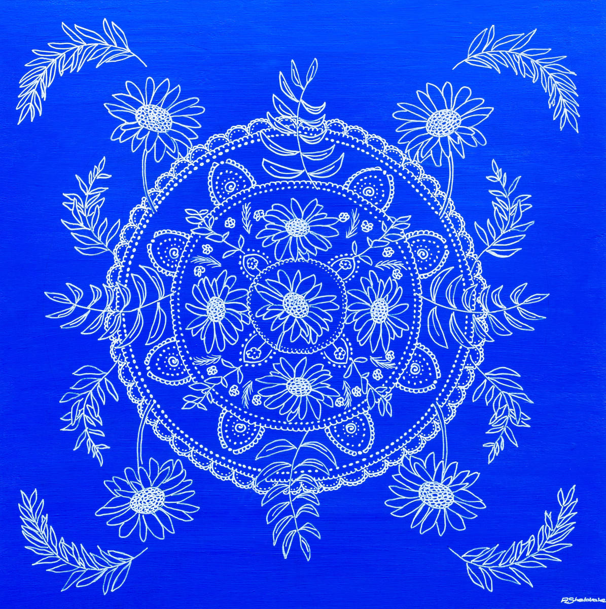 Mandala 001 by Alyson Sheldrake 