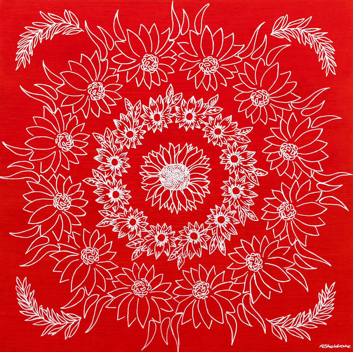 Mandala 002 by Alyson Sheldrake 