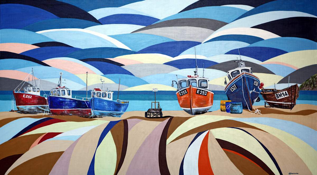 Beached at Beer by Alyson Sheldrake, Image 1.