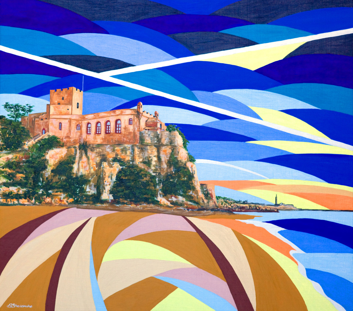 Ferragudo Castle by Alyson Sheldrake 