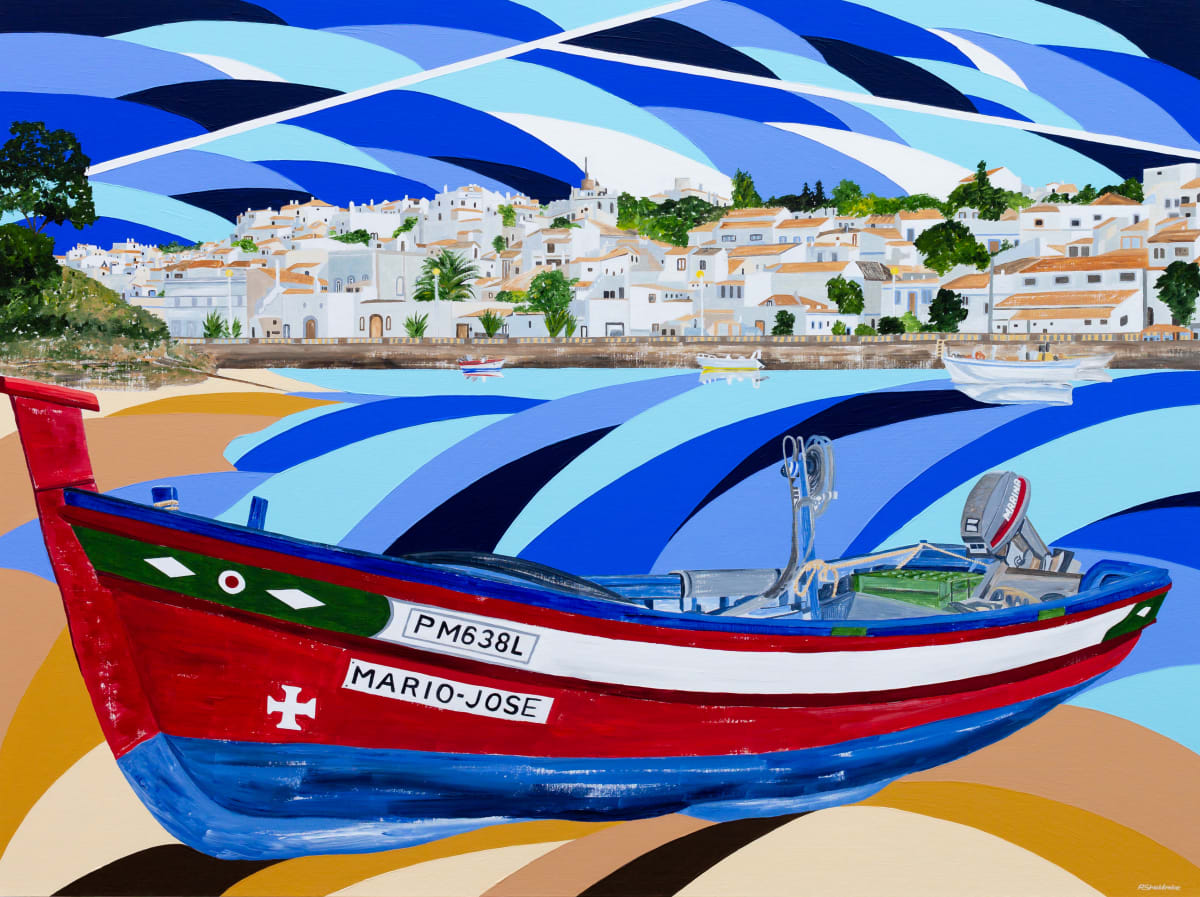 The Old Boat, Ferragudo by Alyson Sheldrake 