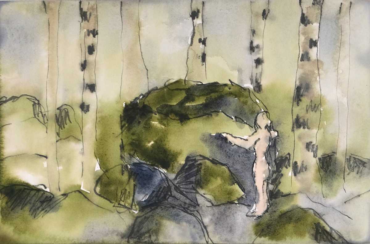 Among the Birches by Lezanne Scott, Image 1.