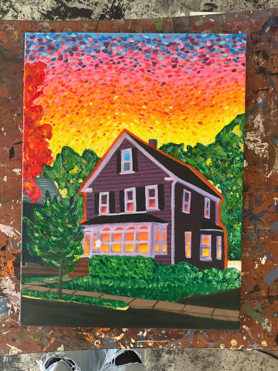 Van Gogh Inspired House by Ashley Chesna, Image 1.
