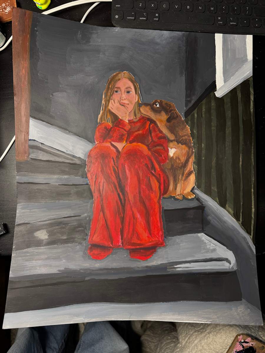 "Sympathy" Inspired Painting by Ashley Chesna, Image 2.