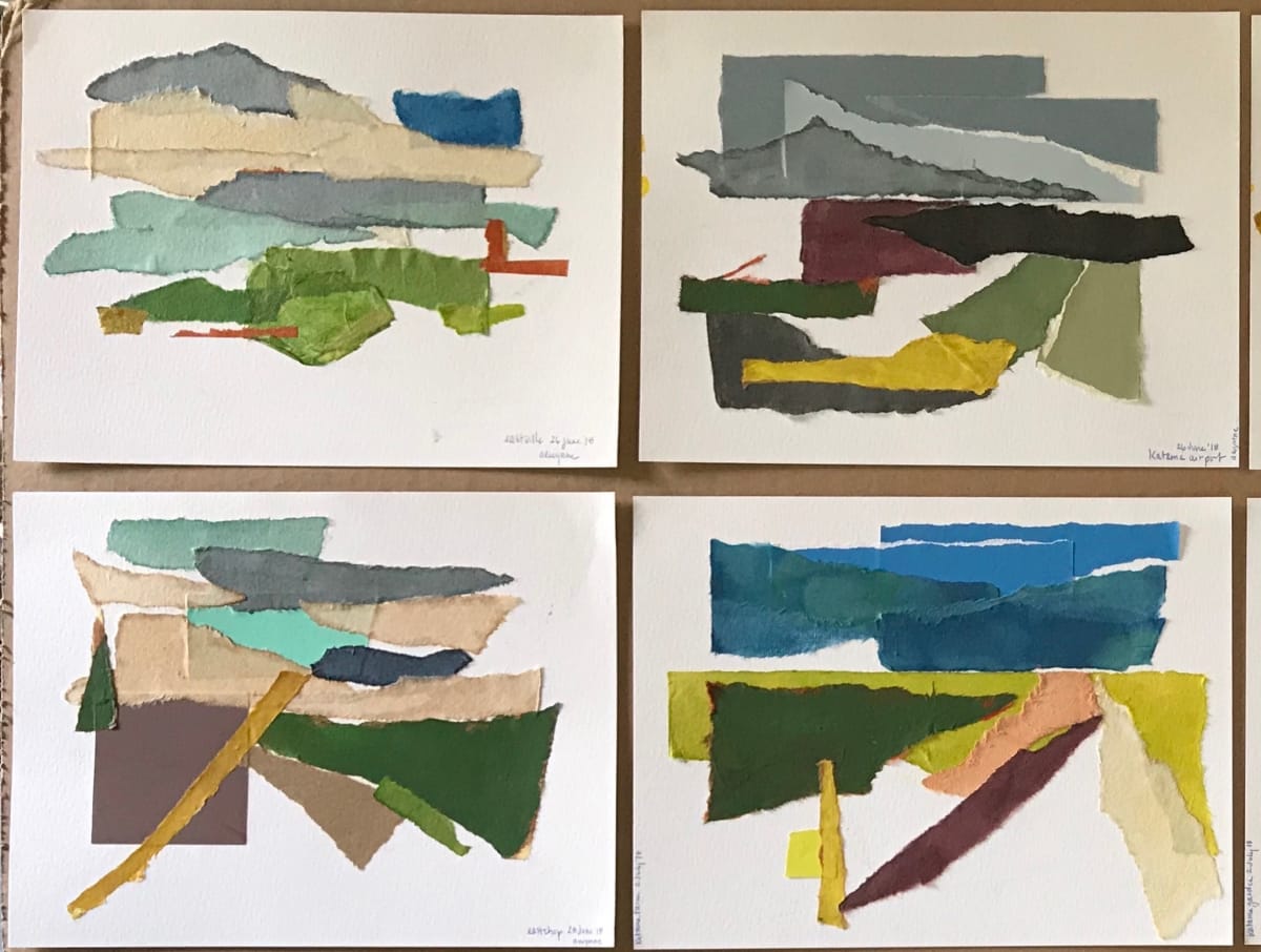 Untitled Collage - 1, 2, 3, 4 by Amy Wynne , Image 1.