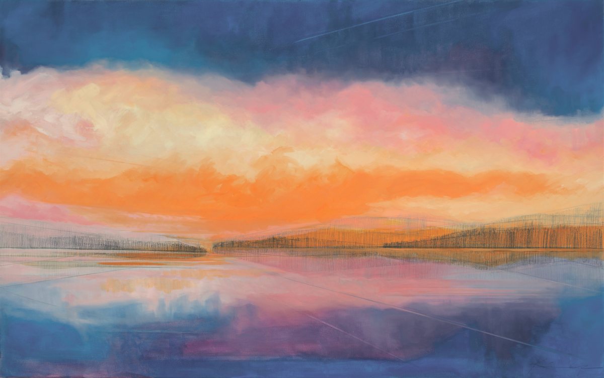 Crystal Sunset on Friends Lake by Kirby Fredendall , Image 2.