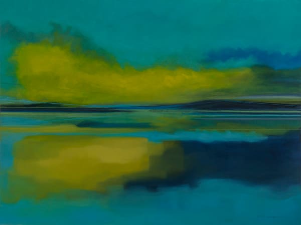 Reflection in Blue and Green, Image 1.