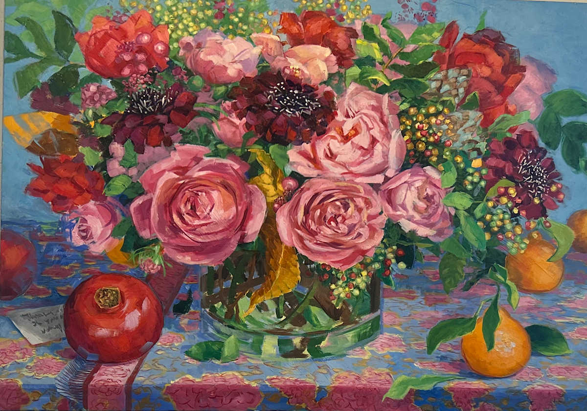 Pink & Red Roses by Margaret Owen , Image 1.