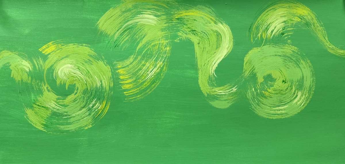 Swirls_Series_Green_02 by Diane Stratton , Image 2.