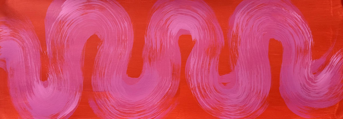 Swirls_Series_Red and Pink_13 by Diane Stratton , Image 2.