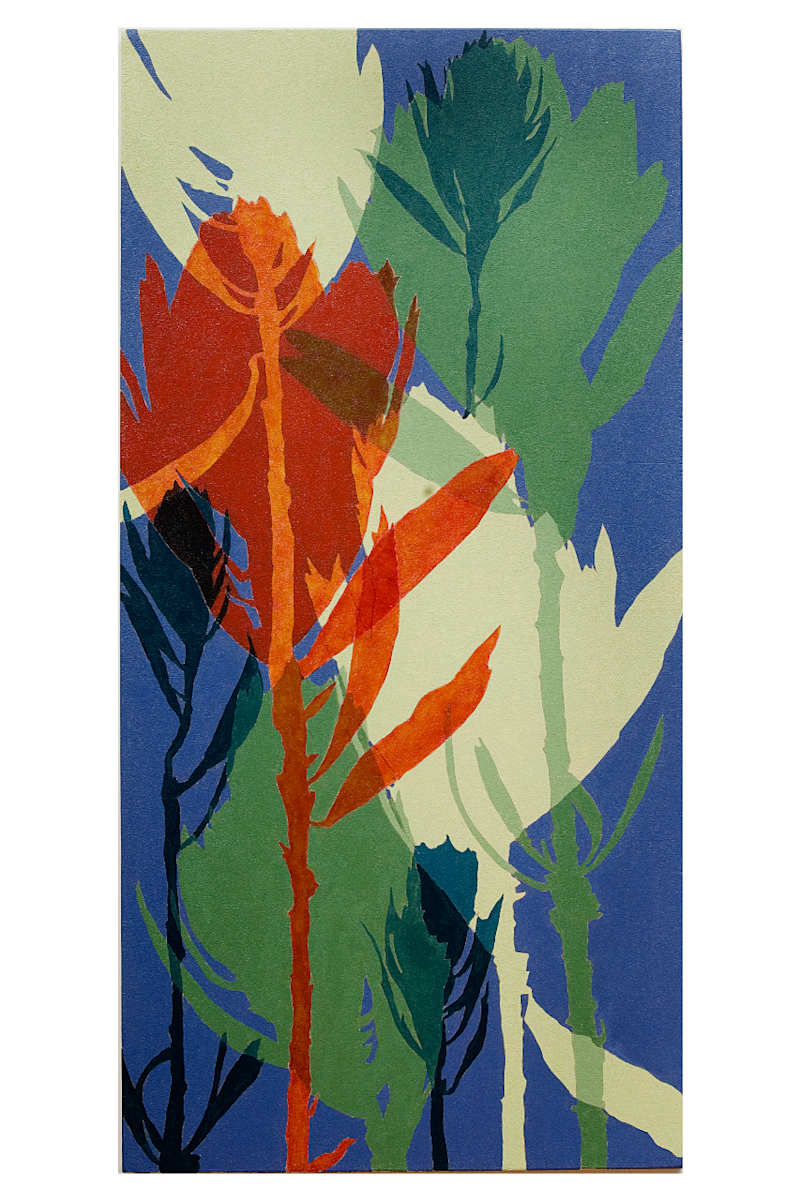 Blossoms on Blue by Amy Wynne, Image 1.
