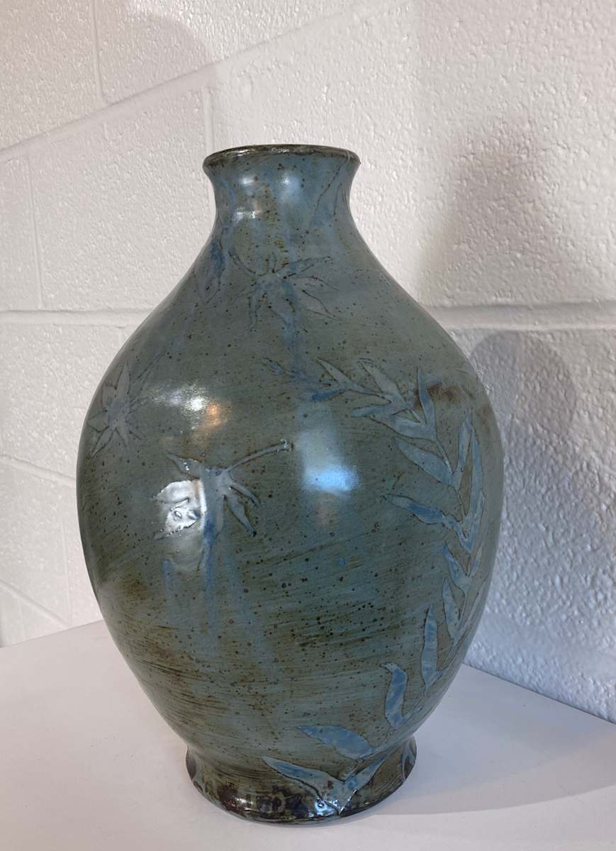 Asian Leaf Vessel by Cali Almy, Image 1.