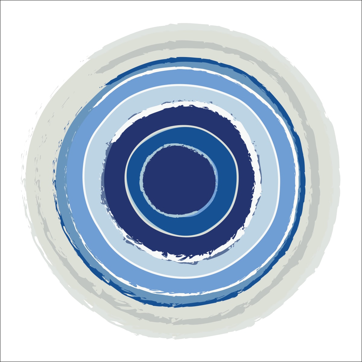 Circle Blues 2 by Melinda Cox, Image 1.