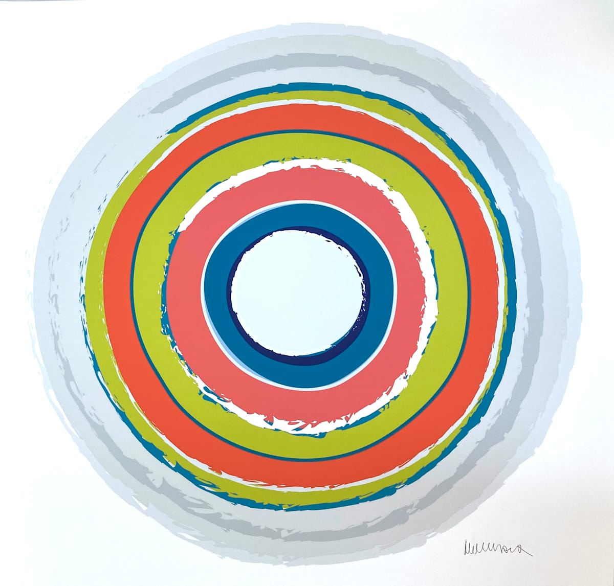 Circle Multicolor, Limited Edition print by Melinda Cox, Image 3.