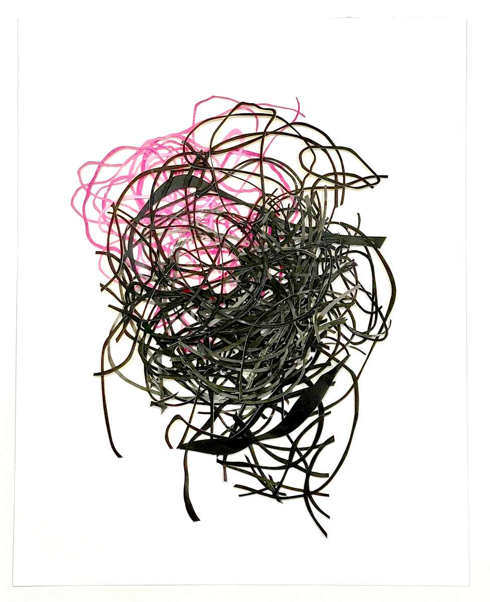 Pink and Black puff by Barbara Owen, Image 2.