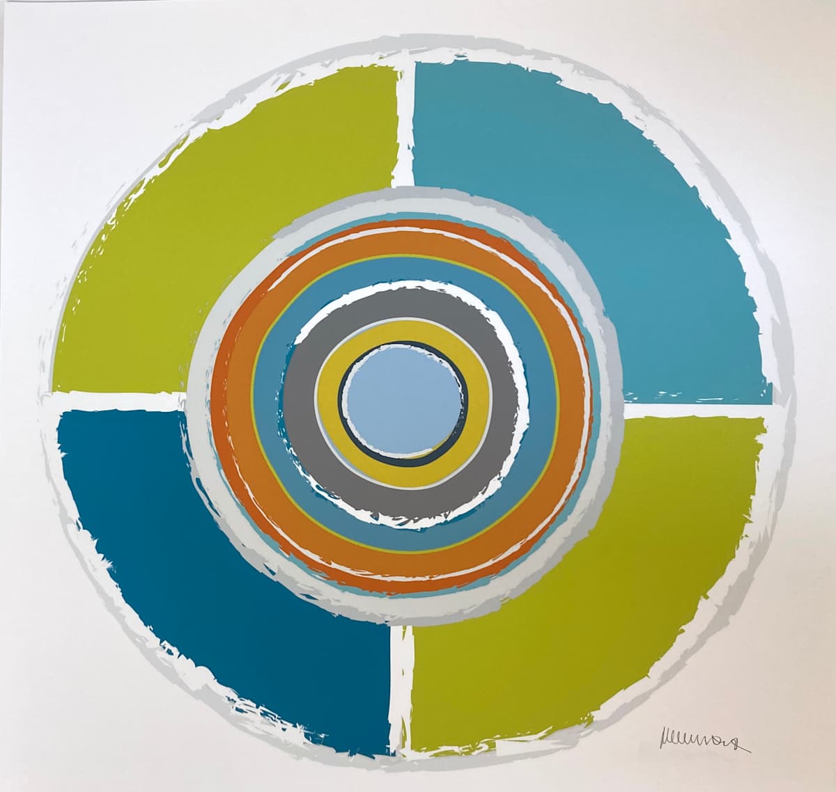 Chartreuse Quartet, Limited Edition Print by Melinda Cox, Image 2.