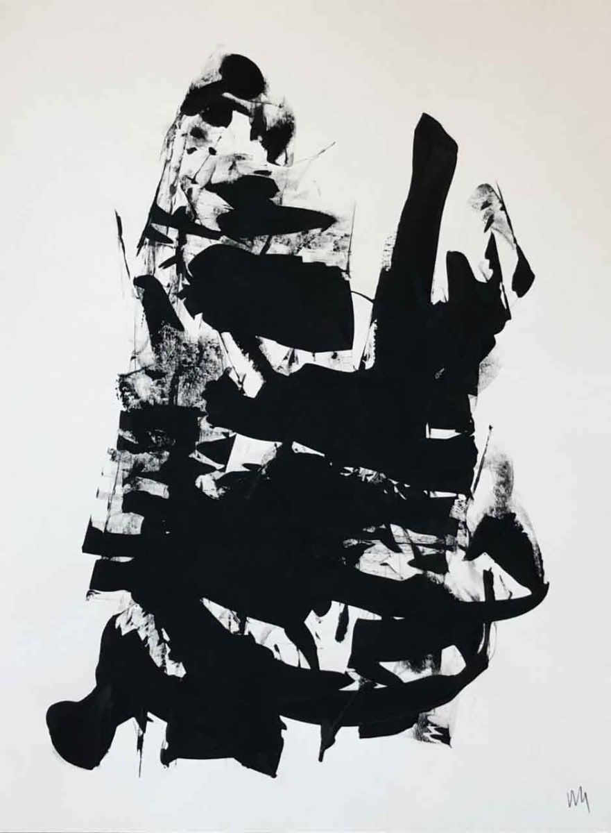 Black Abstraction #17 by Ben Pell, Image 1.