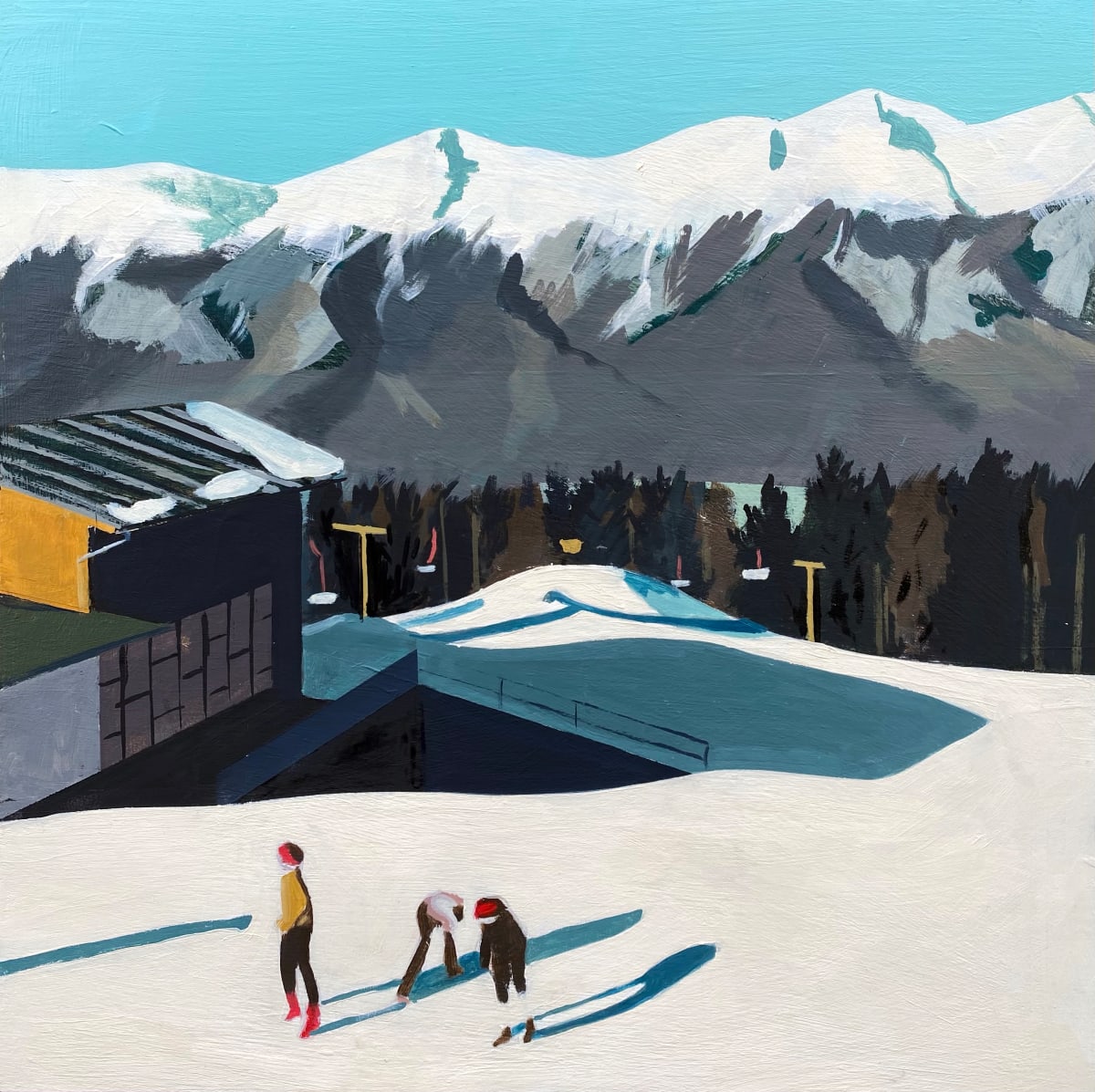 Garmisch Ski Resort 1974 #2 - Limited Edition Print by Jessica Brilli, Image 1.