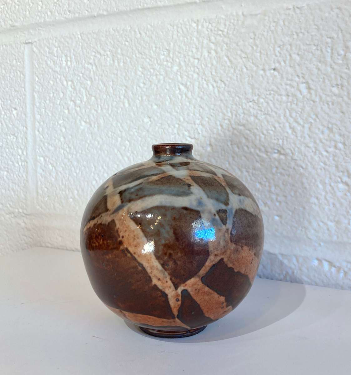 Round Vessel, bronze, small by Cali Almy , Image 4.