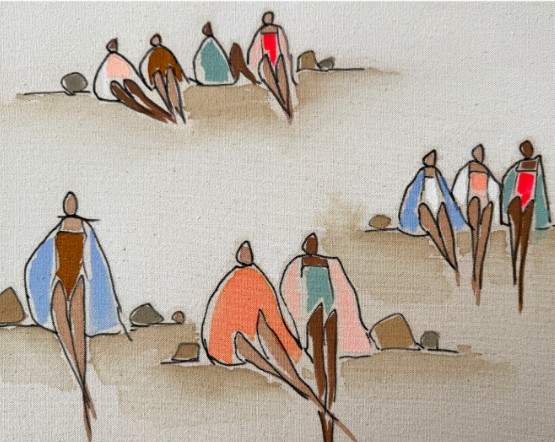 WHERE WE MEET by Alison Gibbons Watt, Image 1.