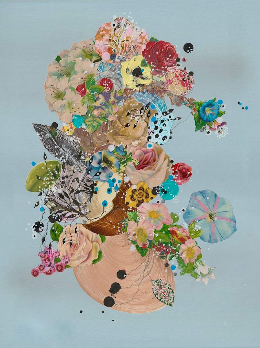 Ode to Blue Milk & Ocean Blossoms - Limited Edition Print by Jenny Brown, Image 1.
