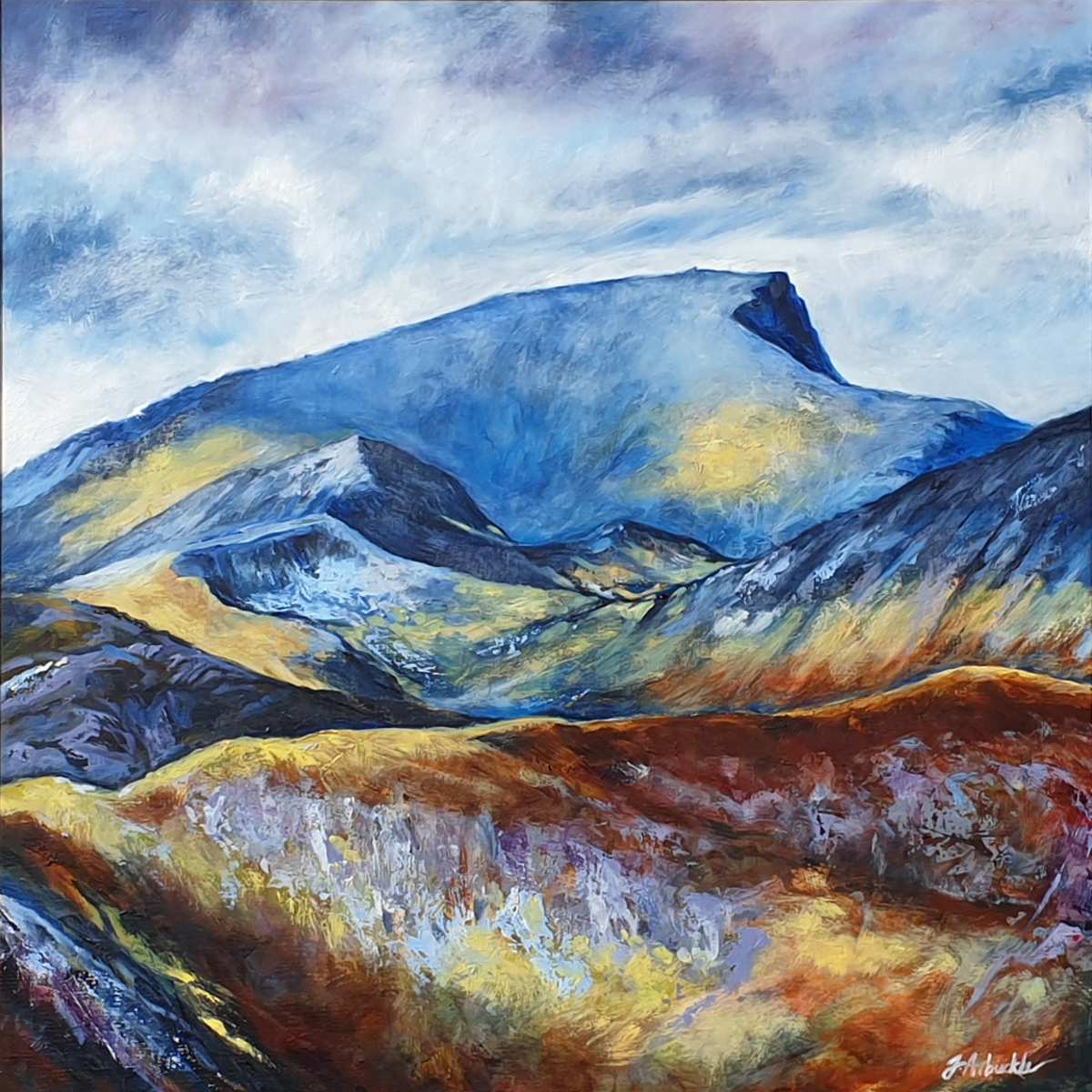Ben Nevis from Glen Coe by Julie Arbuckle 