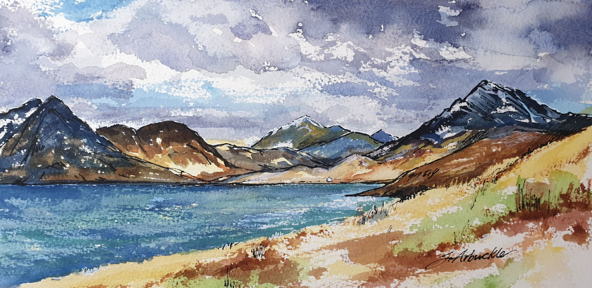 Loch Scavaig from Elgol by Julie Arbuckle 