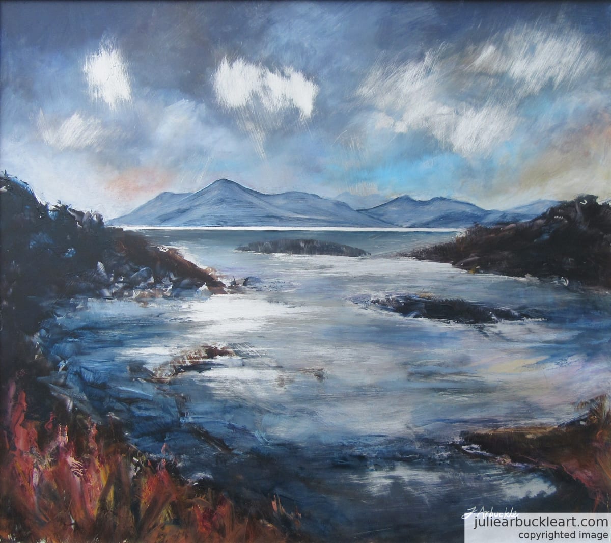 Skye from the Kyle Train by Julie Arbuckle, Image 1.