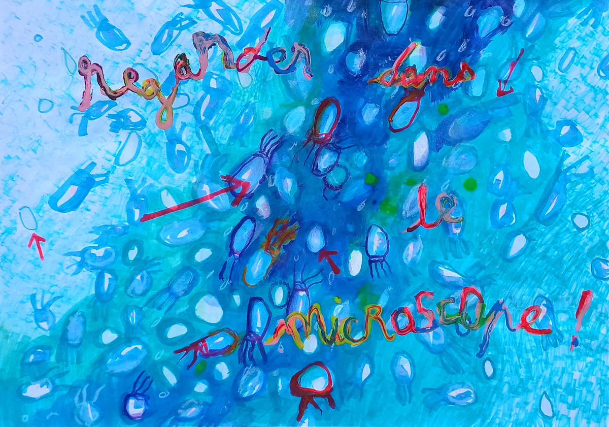 Regarder dans le microscope by Maïa Perron, Image 1.
