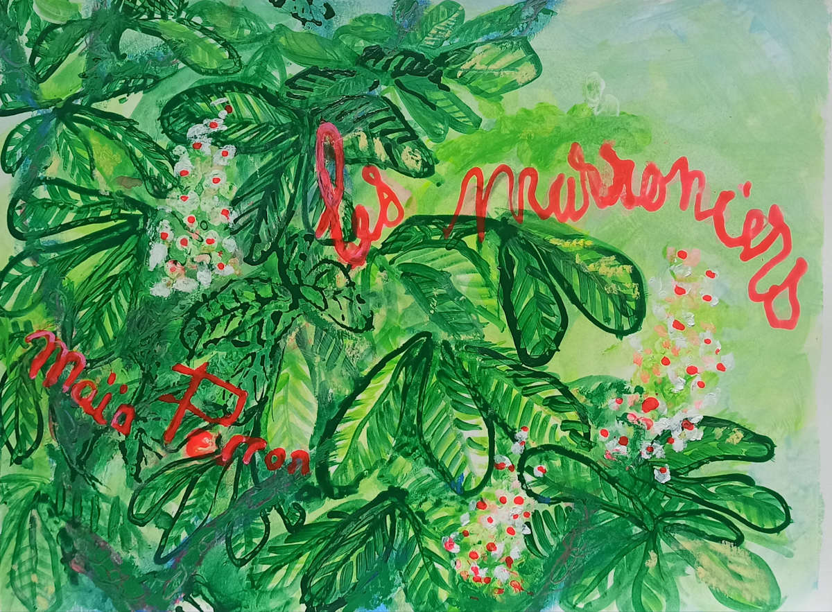 Les marroniers/ the chestnuts trees by Maïa Perron, Image 1.