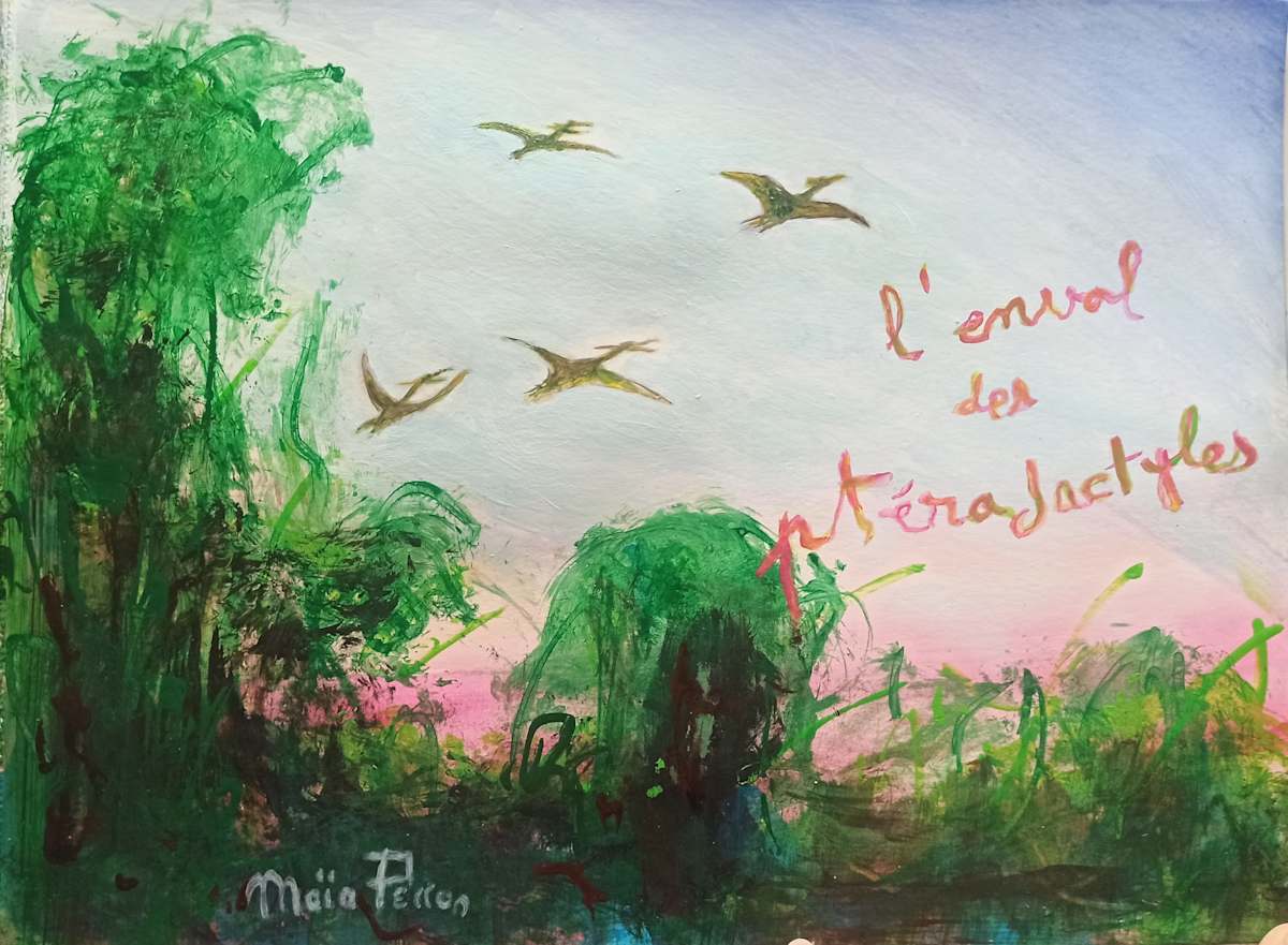 L'envol des ptérodactyles by Maïa Perron, Image 1.