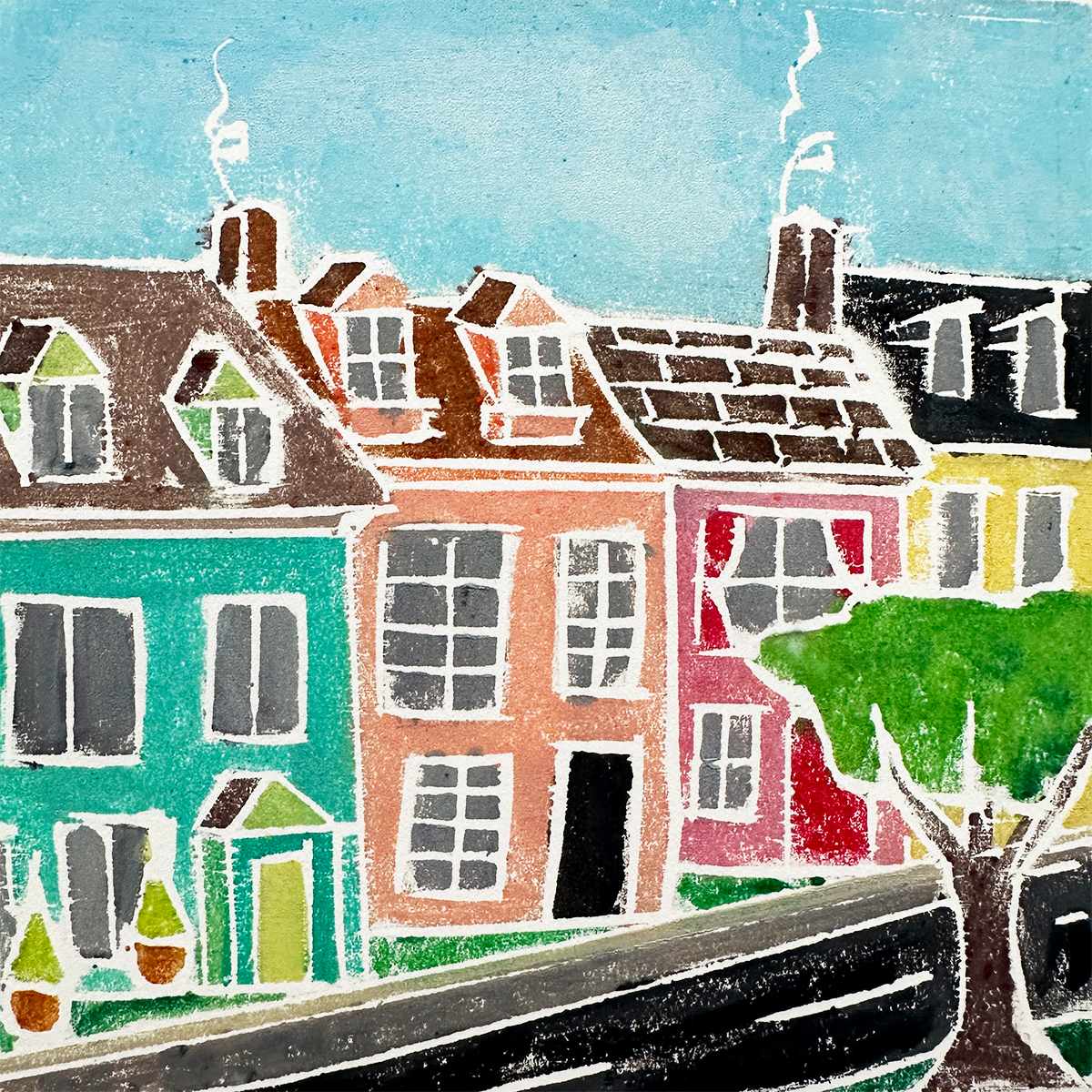 Rainbow Row by Samira Gdisis, Image 1.