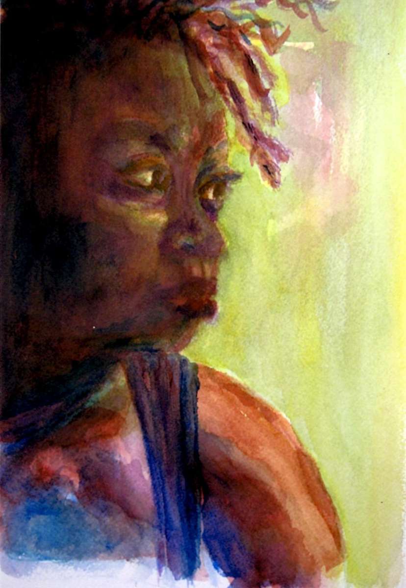 She Contemplates by Lucretia D. Clark, Image 1.