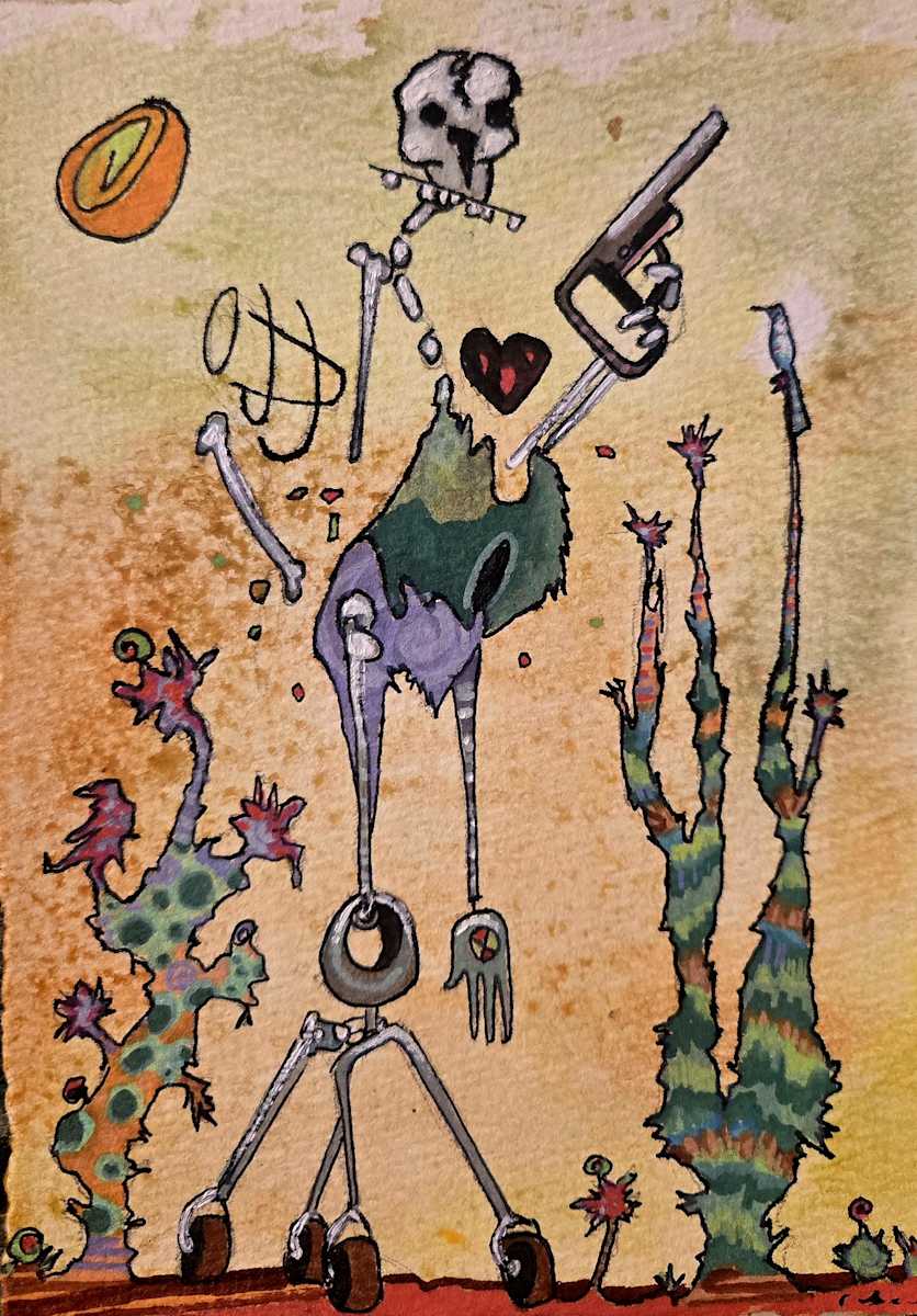 Violence Is A Desert by Kyle Chile Thomas, Image 1.