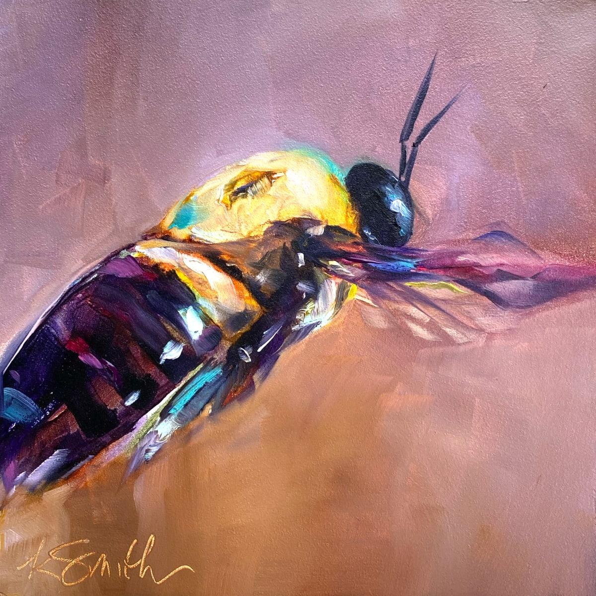 Busy bee by Kim Myers Smith Artwork Archive