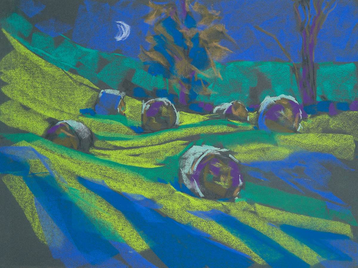 Night Bales by Lynne Bedbrook, Image 1.