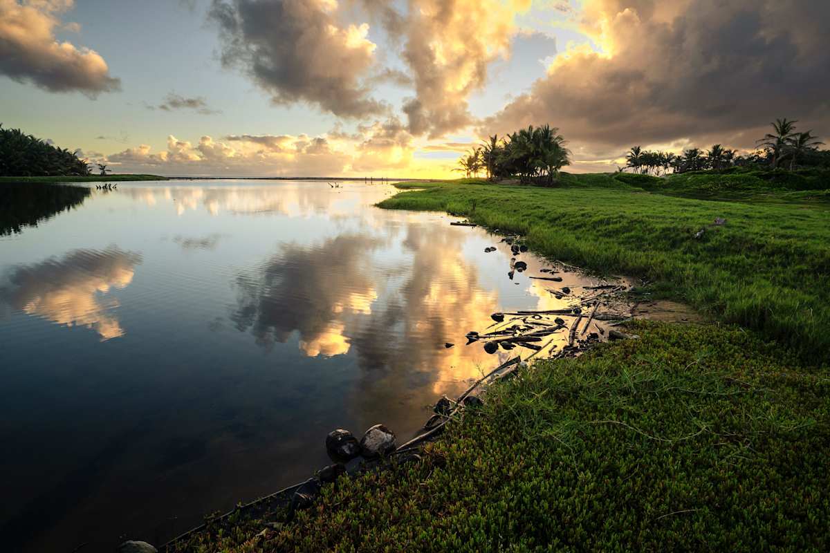 Daybreak At Long Pond by Hugh Walker, Image 1.