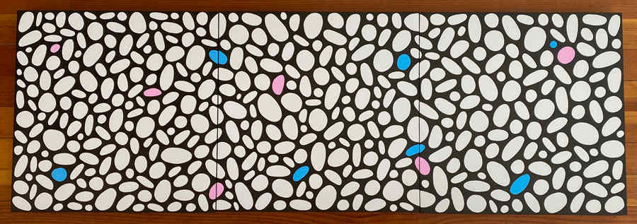 Candyfloss (Triptych) by Paul Davies, Image 1.