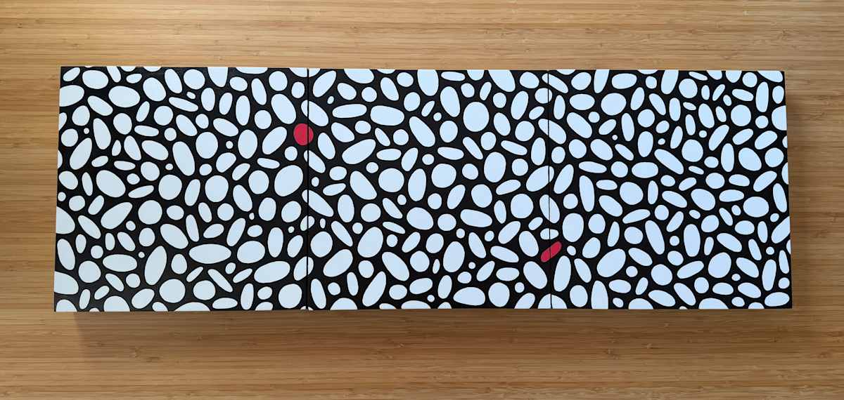 Cochineal (Triptych) by Paul Davies, Image 1.