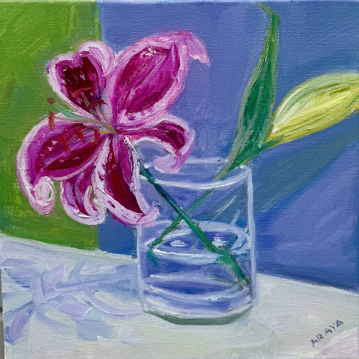 Lilly in a glass by ARAYA BERGSTEIN, Image 1.