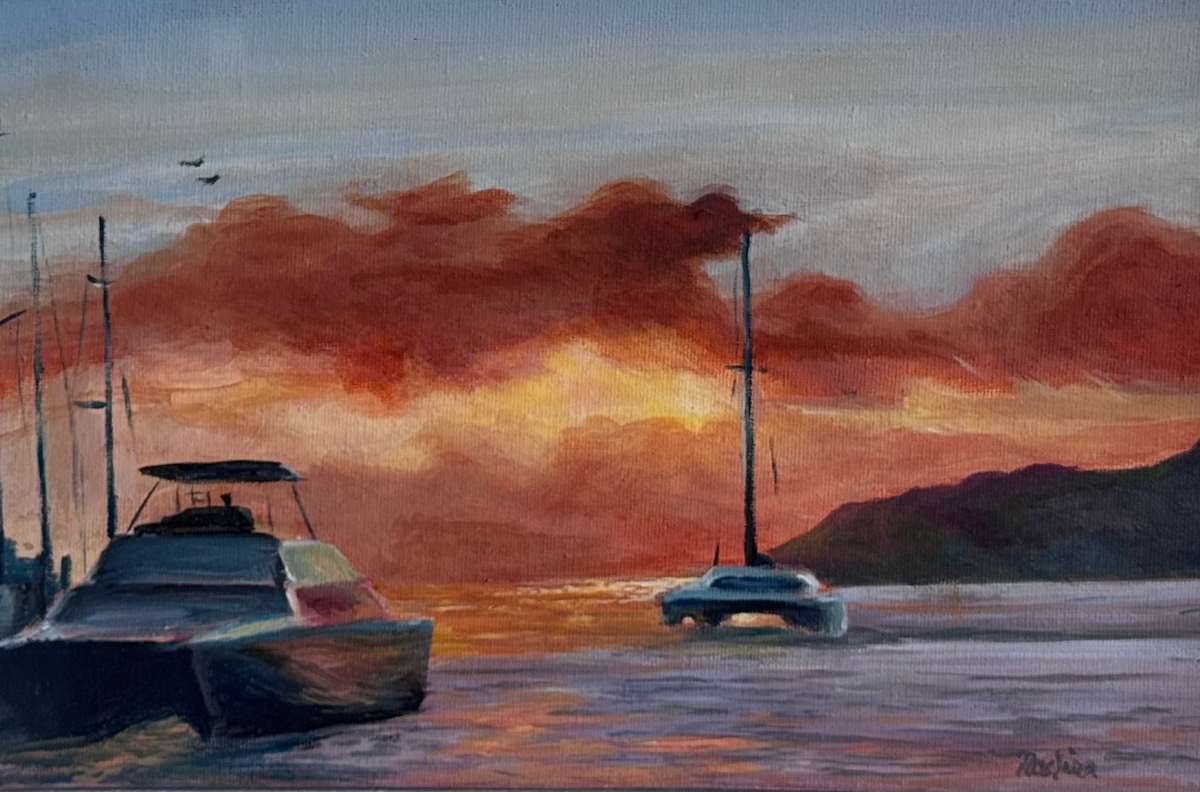 Coffee Coloured Sunsets by Nadira Mahabir, Image 1.