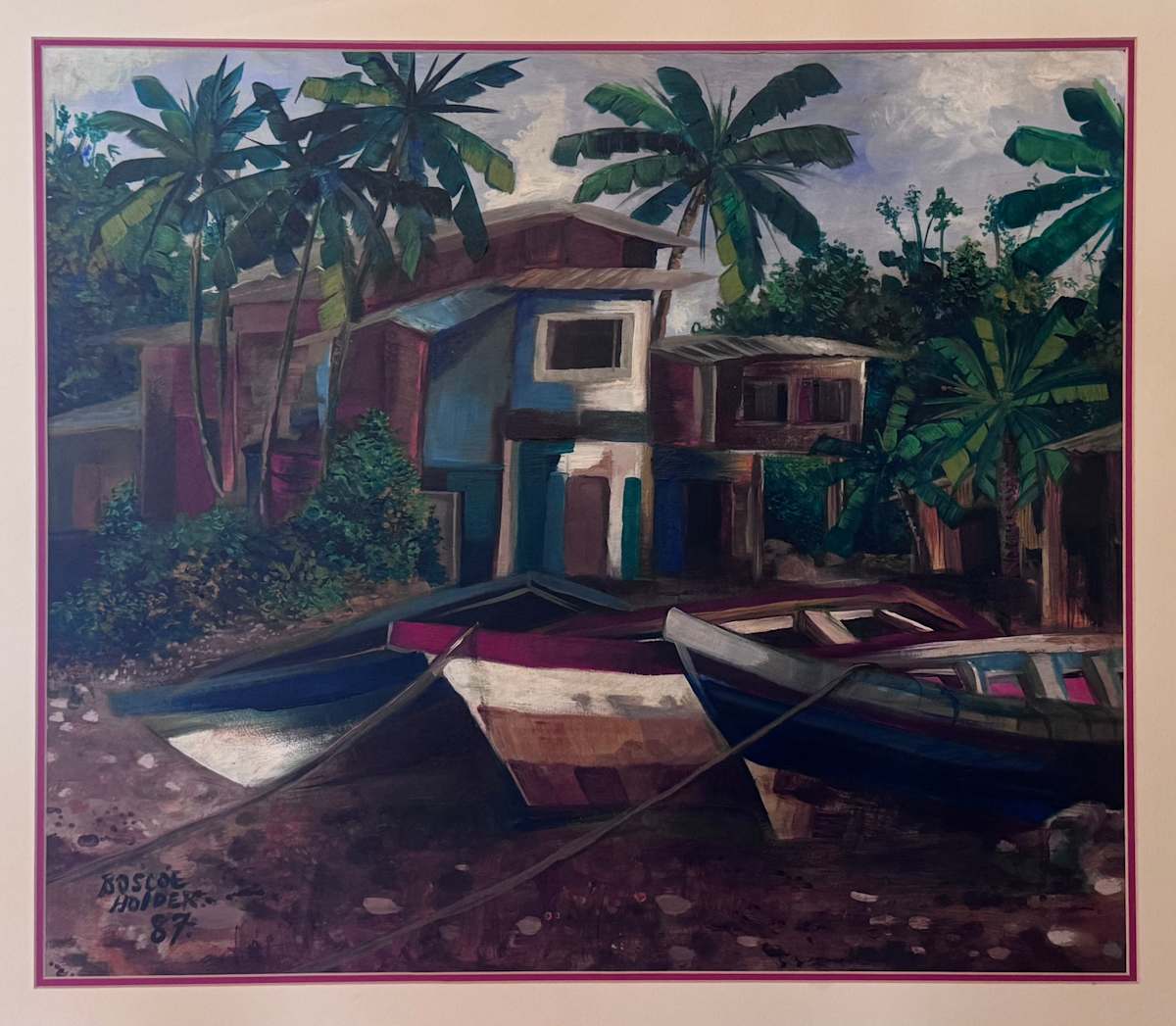 Sail Boat by Boscoe Holder, Image 1.