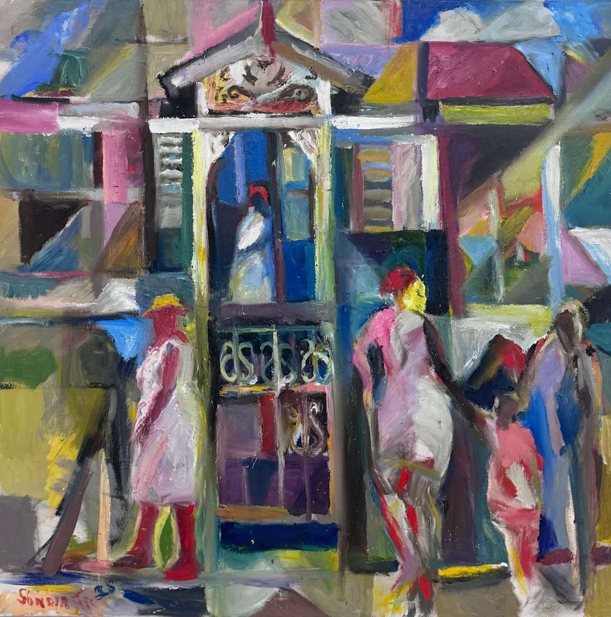 Woodbrook Visit by Sundiata Stewart, Image 1.