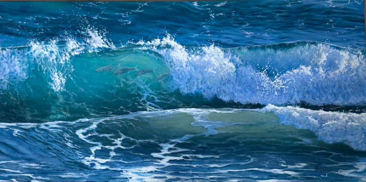 Waves Breaking - Afternoon Light by Arthur Atkinson, Image 1.
