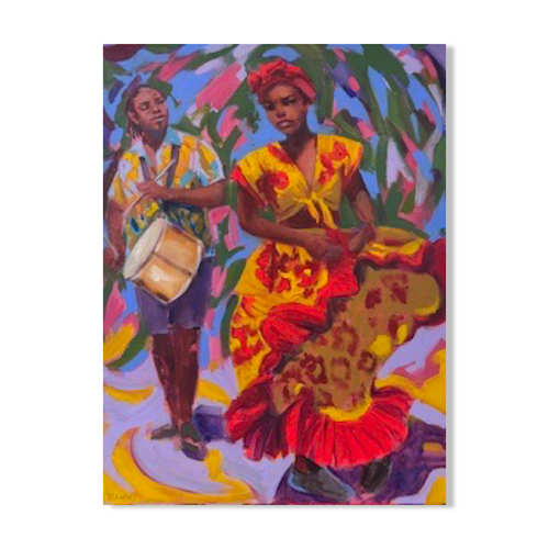 Holetwon Dancer & Drummer by Vishni Gopwani, Image 1.
