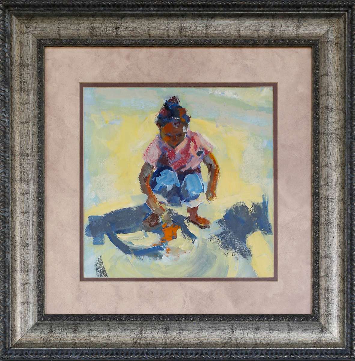 Crouching Child by Vishni Gopwani, Image 1.