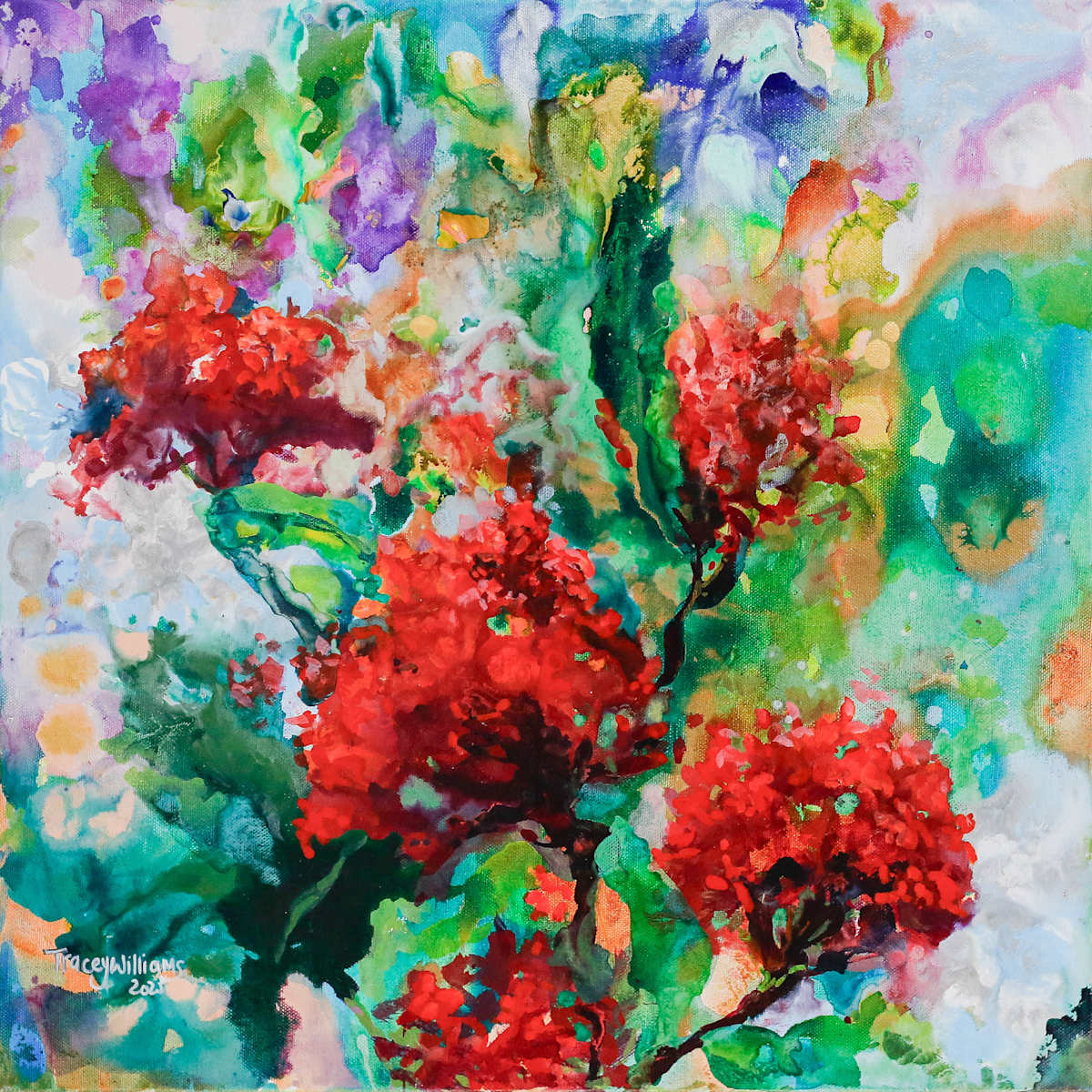 Red Ixora by Tracey Williams, Image 1.