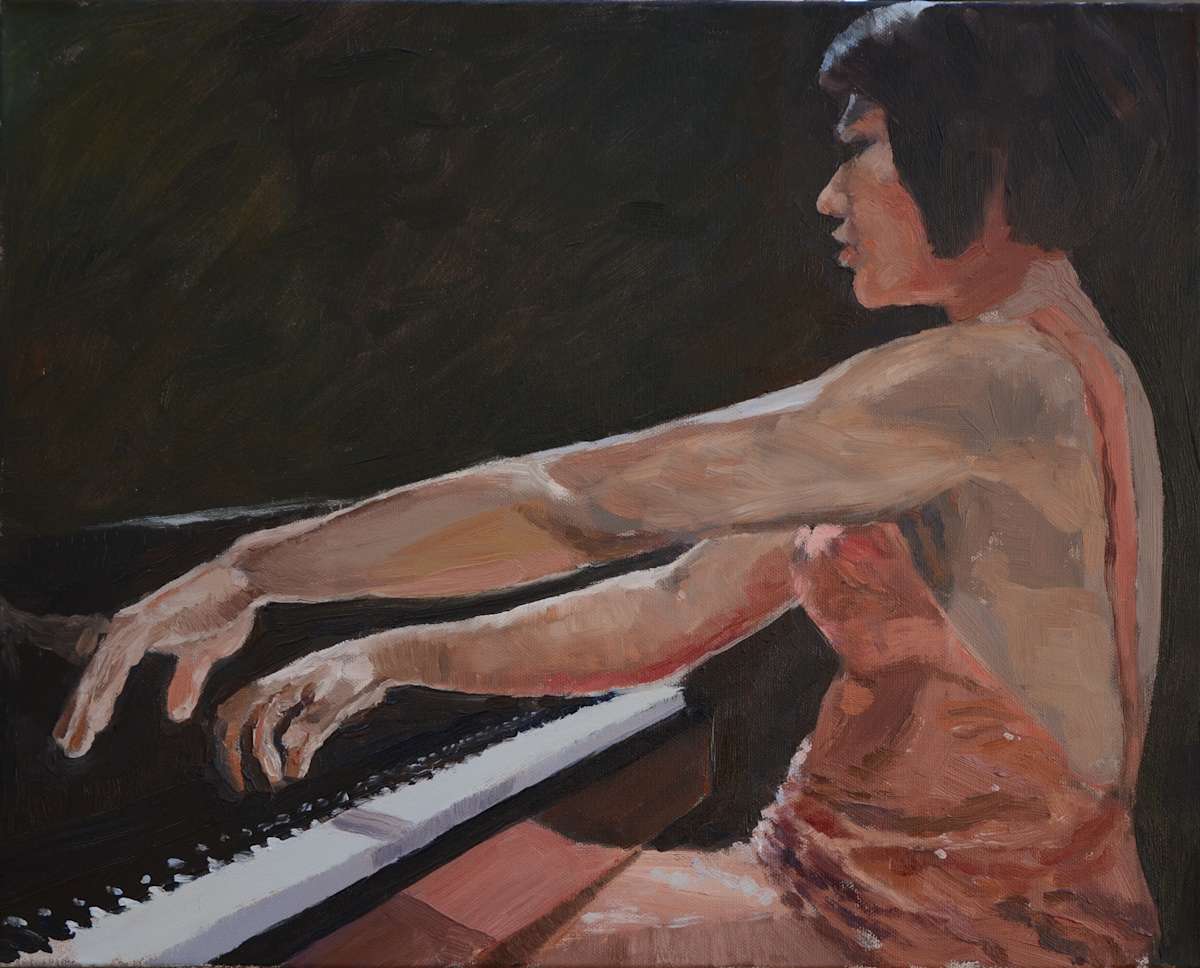 The piano girl by Salman Alameer, Image 1.
